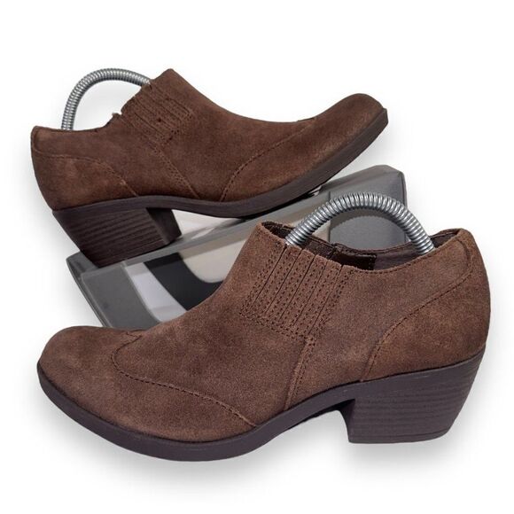 Kork - Ease Hadley Wingtip Ankle Booties Brown Leather Women's 7 - Picture 1 of 11